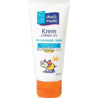Skarb Matki  Krem z filtrem UV dla dzieci i niemowląt SPF20 75 ml