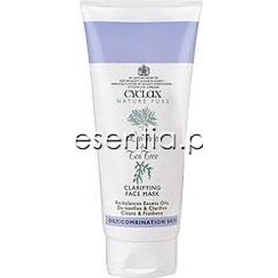 Cyclax Nature Pure Oczyszczająca maseczka do twarzy z lawendą i olejkiem z drzewa herbacianego 175 ml
