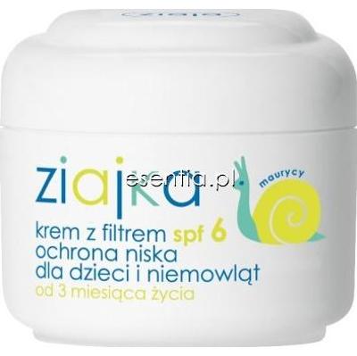 Ziaja ziajka Krem z filtrem SPF 6 dla dzieci i niemowląt 50 ml
