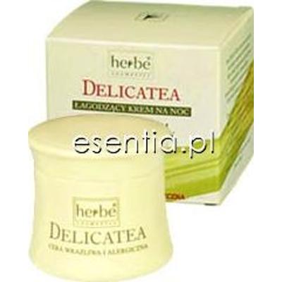 Herbe Delicatea Łagodzący krem na noc z bursztynem i oliwą z oliwek 50 ml