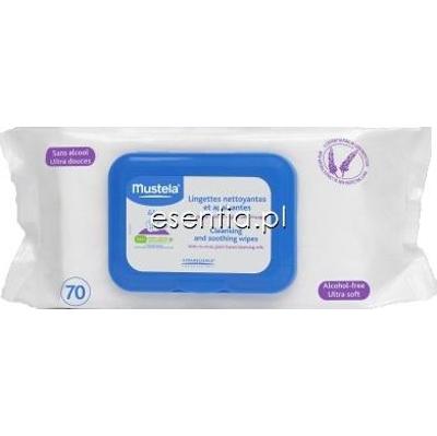 Mustela Bebe Wielowarstwowe chusteczki oczyszczające i łagodzące podrażnienia do przewijania op./70 szt.