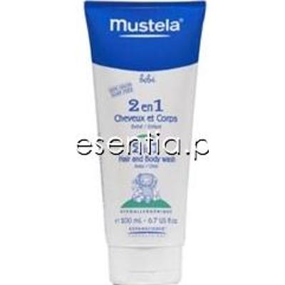 Mustela Bebe 2 w 1 Szampon i żel do mycia głowy i ciała 200 ml