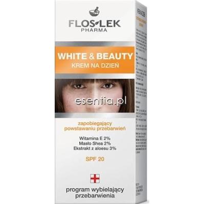 Flos-Lek Pharma White & Beauty Krem na dzień zapobiegający powstawaniu przebarwień SPF20 50 ml