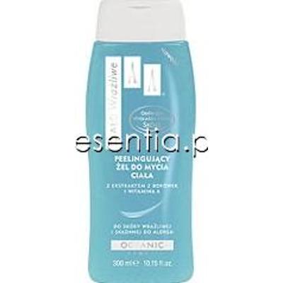 AA Cosmetics Ciało Wrażliwe Peelingujący żel do mycia ciała z ekstraktem z borówek 300 ml