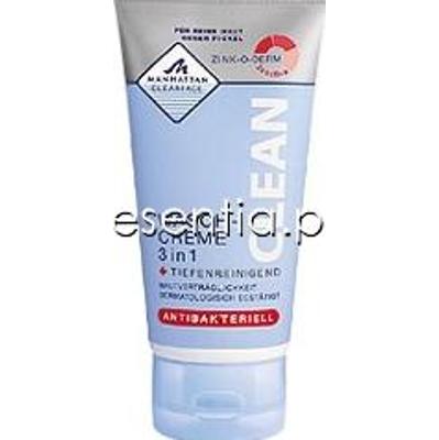 Manhattan Clearface Krem myjący 3 w 1 antybakteryjny 150 ml