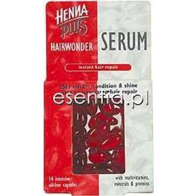 Henna Plus Hairwonder Serum regenerujące w kapsułkach op. / 14 x 1 mg