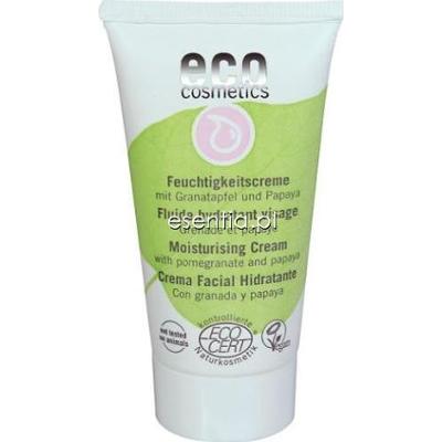 Eco Cosmetics Facial Krem nawilżający do twarzy z owocem granatu i papają 50 ml
