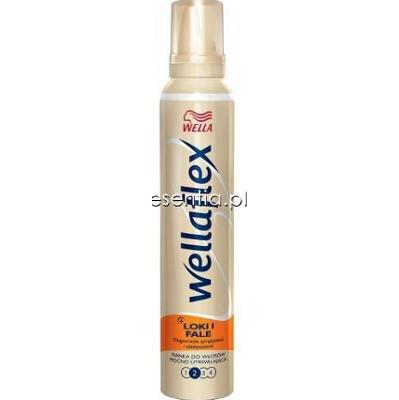 Wella Wellaflex Loki i Fale Pianka do włosów mocno utrwalająca 200 ml