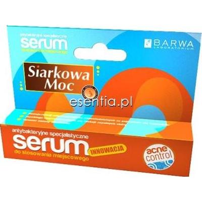 Barwa Siarkowa Moc Antybakteryjne serum specjalistyczne na plecy, ramiona i dekolt 