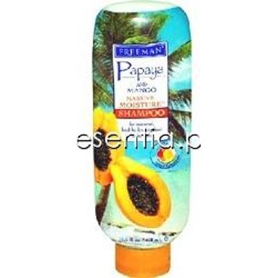 Freeman  Szampon intensywnie nawilżający włosy papaja i mango 400 ml [50001]
