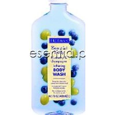 Freeman Beautiful Body Odmładzający żel do mycia ciała z ekstraktem jagód i białych winogron 400ml
