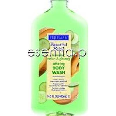 Freeman Beautiful Body Odświeżajacy żel do mycia ciała z ogórkiem, melonem i żeń-szeniem 400ml