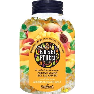 Farmona Tutti Frutti Aromatyczna sól do kąpieli mango i brzoskwinia 600 g