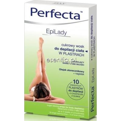 Perfecta EpiLady Cukrowy wosk do depilacji ciała w plastrach op. / 10 szt.