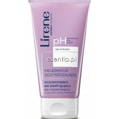 Lirene Pielęgnacja Oczyszczająca Oczyszczający żel peelingujący do mycia twarzy 150 ml