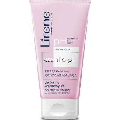 Lirene Pielęgnacja Oczyszczająca Delikatny kremowy żel do mycia twarzy 150 ml