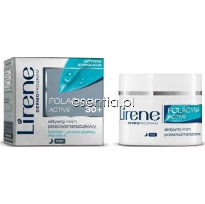 Lirene Folacyna Active 30+ Aktywny krem przeciwzmarszczkowy na noc 50 ml