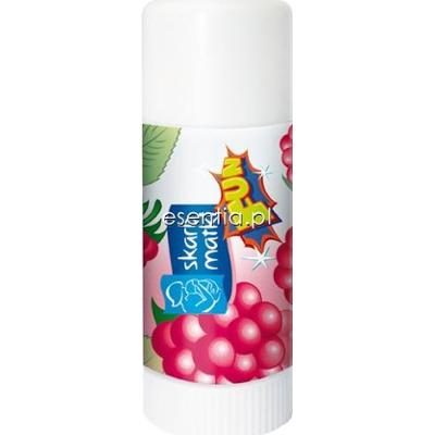 Skarb Matki FUN Pomadka ochronna dla dzieci o smaku malinowym 7 g