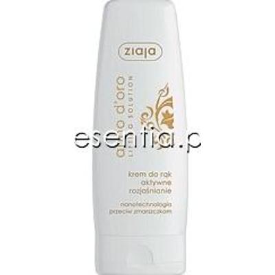 Ziaja anno d'oro Krem do rąk aktywne rozjaśnianie 80 ml