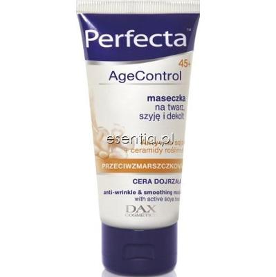 Perfecta Age Control 45+ Maseczka przeciwzmarszczkowa na twarz, szyję i dekolt 60 ml
