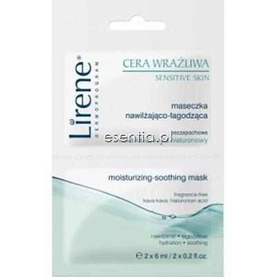 Lirene Cera Wrażliwa i Alergiczna Maseczka nawilżająco - łagodząca 2 x 6 ml