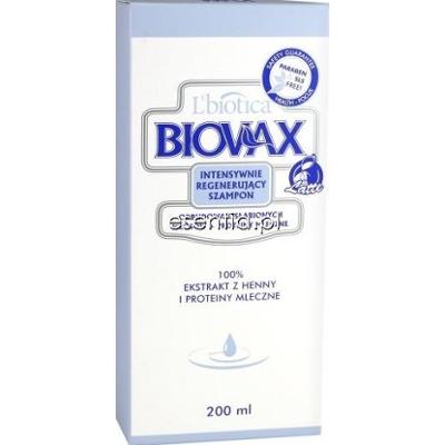 L'Biotica BIOVAX Intensywnie regenerujący szampon do włosów osłabionych (Latte) 200 ml