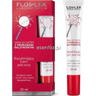 Flos-Lek do skóry z problemami naczyniowymi Krem rozjaśniający pod oczy 20 ml