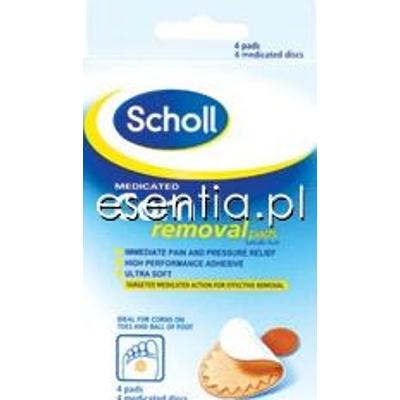 Scholl plastry i osłonki Plaster na odciski na palcach stóp op./ 4 szt.