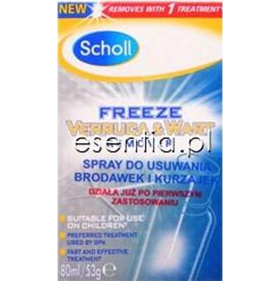 Scholl  Spray do usuwania kurzajek i brodawek 80 ml