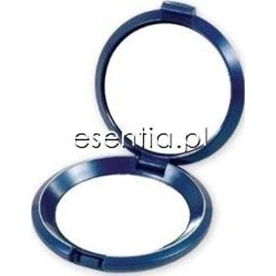 Top Choice  Lusterko kieszonkowe, okrągłe, dwustronne, srebrne Nr 85093