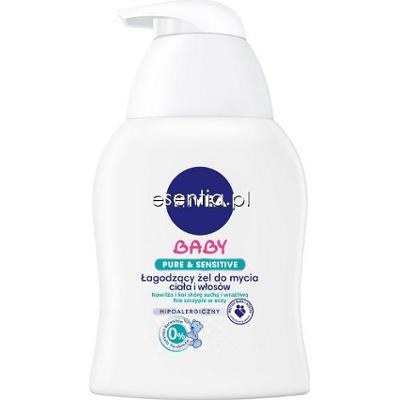 NIVEA Baby Nutri Sensitive Łagodzący żel do mycia ciała i włosów 250 ml