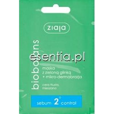 Ziaja biobalans Maska z zieloną glinką + mikro-dermabrazja 7 ml