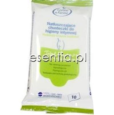 Corine de Farme  Natłuszczające chusteczki do higieny intymnej op./ 10 szt.