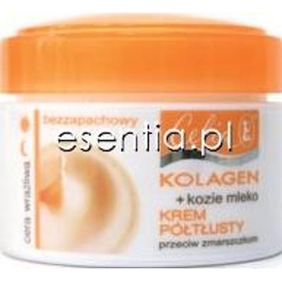 Celia Kolagen Krem półtłusty przeciw zmarszczkom Kozie mleko 