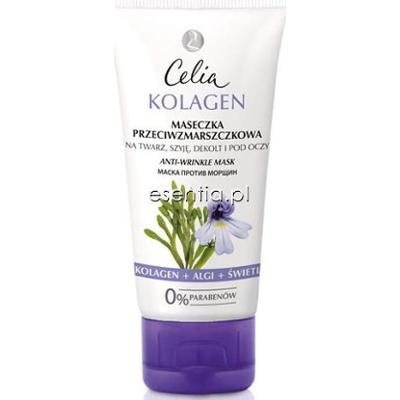 Celia Kolagen Maseczka przeciwzmarszczkowa Algi + Świetlik 60 ml