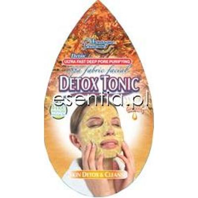 Montagne Jeunesse Face Tonics Maseczka tonizująca detoksykująca z cytryną i żeń-szeniem 