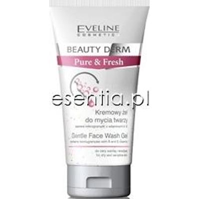 Eveline Beauty Derm Pure & Fresh 20+ Kremowy żel do mycia twarzy 150 ml