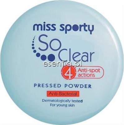 Miss Sporty  Puder antybakteryjny w kamieniu So Clear 11 g