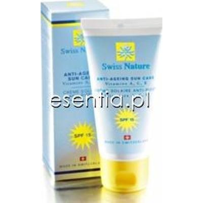 Zepter Swiss Nature Sun Care Krem przeciwzmarszczkowy na słońce SPF 15 z witaminą A, C, E 50 ml