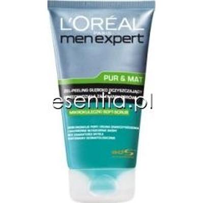 L'Oreal Men Expert  Pur & Mat Żel-peeling głęboko oczyszczający 150 ml