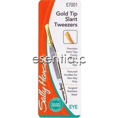 Sally Hansen akcesoria Pęseta z ukośnym złotym zakończeniem [7001]