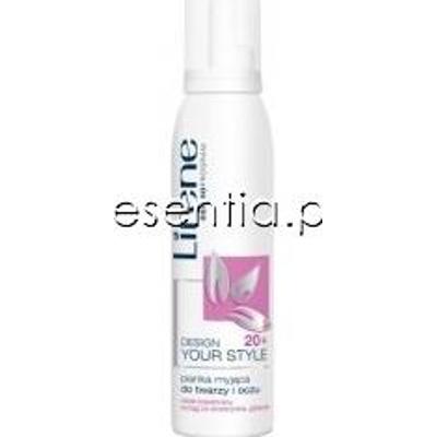 Lirene Design Your Style 20+ Pianka myjąca do twarzy i oczu z olejkiem bawełnianym 150 ml