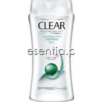 Clear  Szampon przeciwłupieżowy Clean & Itch Control 2 w 1 Ulga dla skóry głowy 