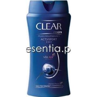 Clear Men Szampon przeciwłupieżowy Activesport 2 w 1 dla mężczyzn 