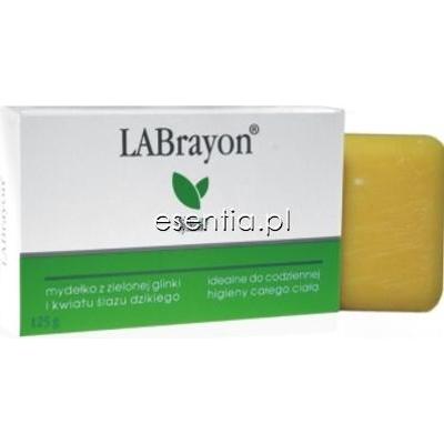 LABrayon  Mydełko z zielonej glinki i kwiatu ślazu dzikiego z kremem nawilżającym 125 g