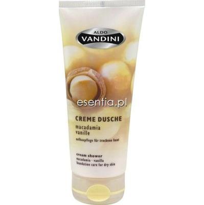 Aldo Vandini Vanille & Macadamia Kremowy żel pod prysznic 200 ml