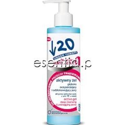 Under Twenty Anti! Acne Intense Aktywny żel głęboko oczyszczający 200 ml