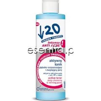 Under Twenty Anti! Acne Intense Aktywny tonik głęboko oczyszczający 200 ml