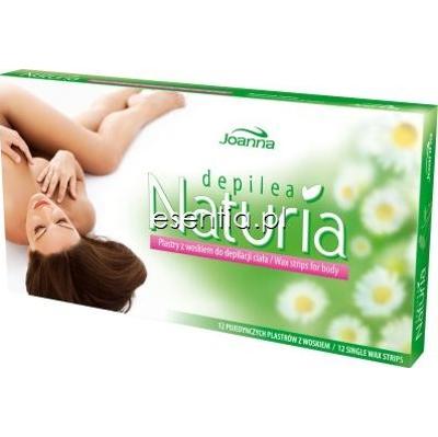 Joanna Naturia Depilea Plastry z woskiem do depilacji ciała 6 x 2 plastry