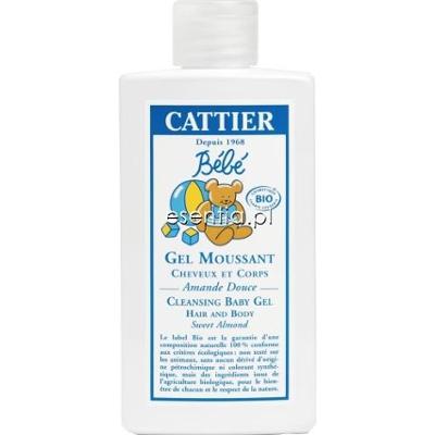 Cattier Bebe Żel do mycia ciała i włosów dla niemowląt i dzieci 